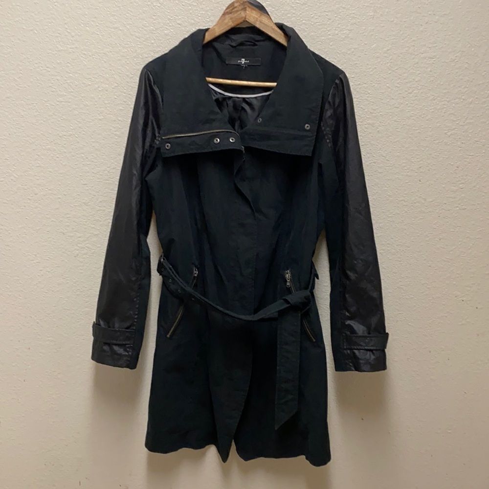 7 For All Mankind Belted Trench Coat